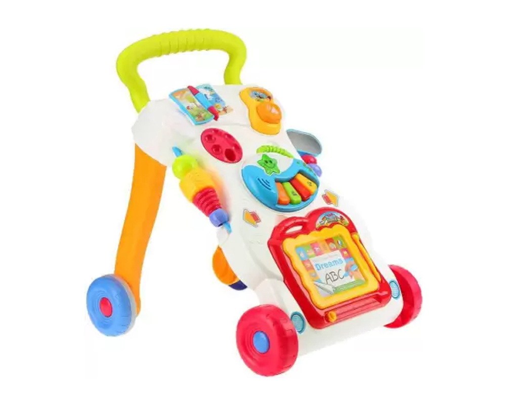 Bestbaby Musical 3-in-1 Walker With Parent Rod