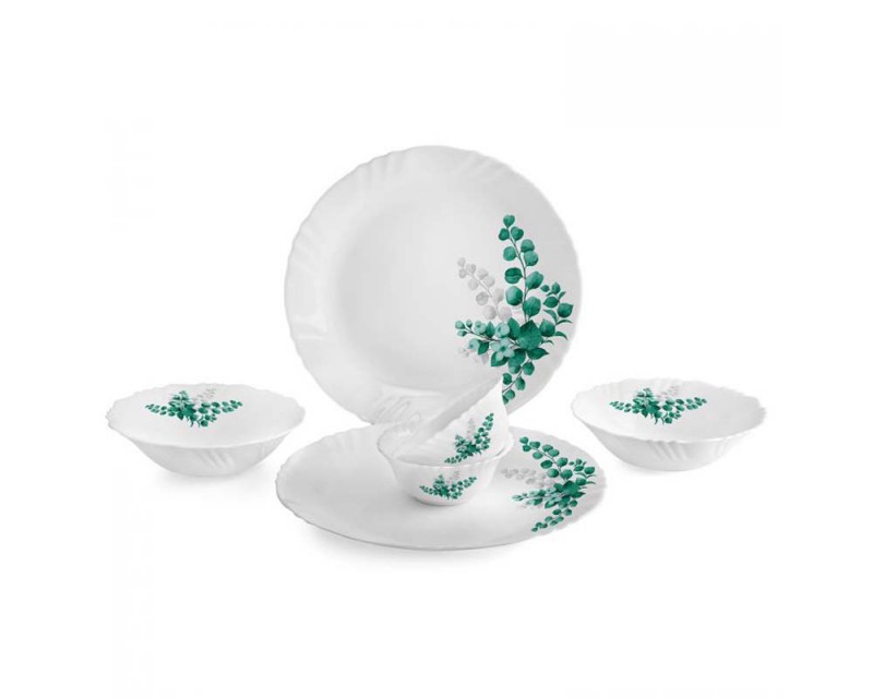 Aqua Leaves Dinner Set