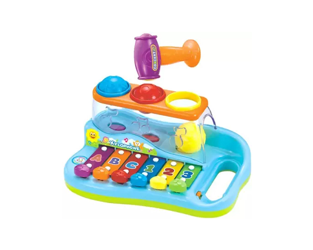 Xylophone with Pop n Play Hammer Toys for Kids