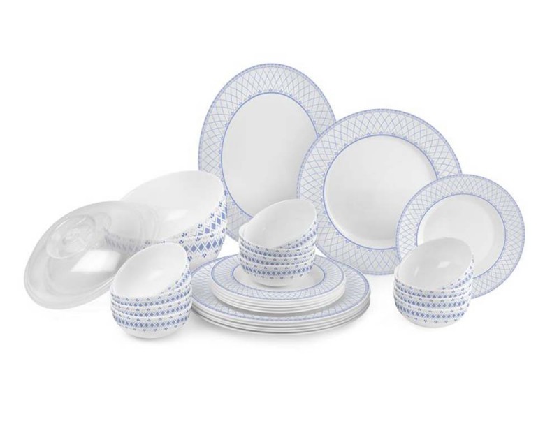 Infinity Blue Dinner Set